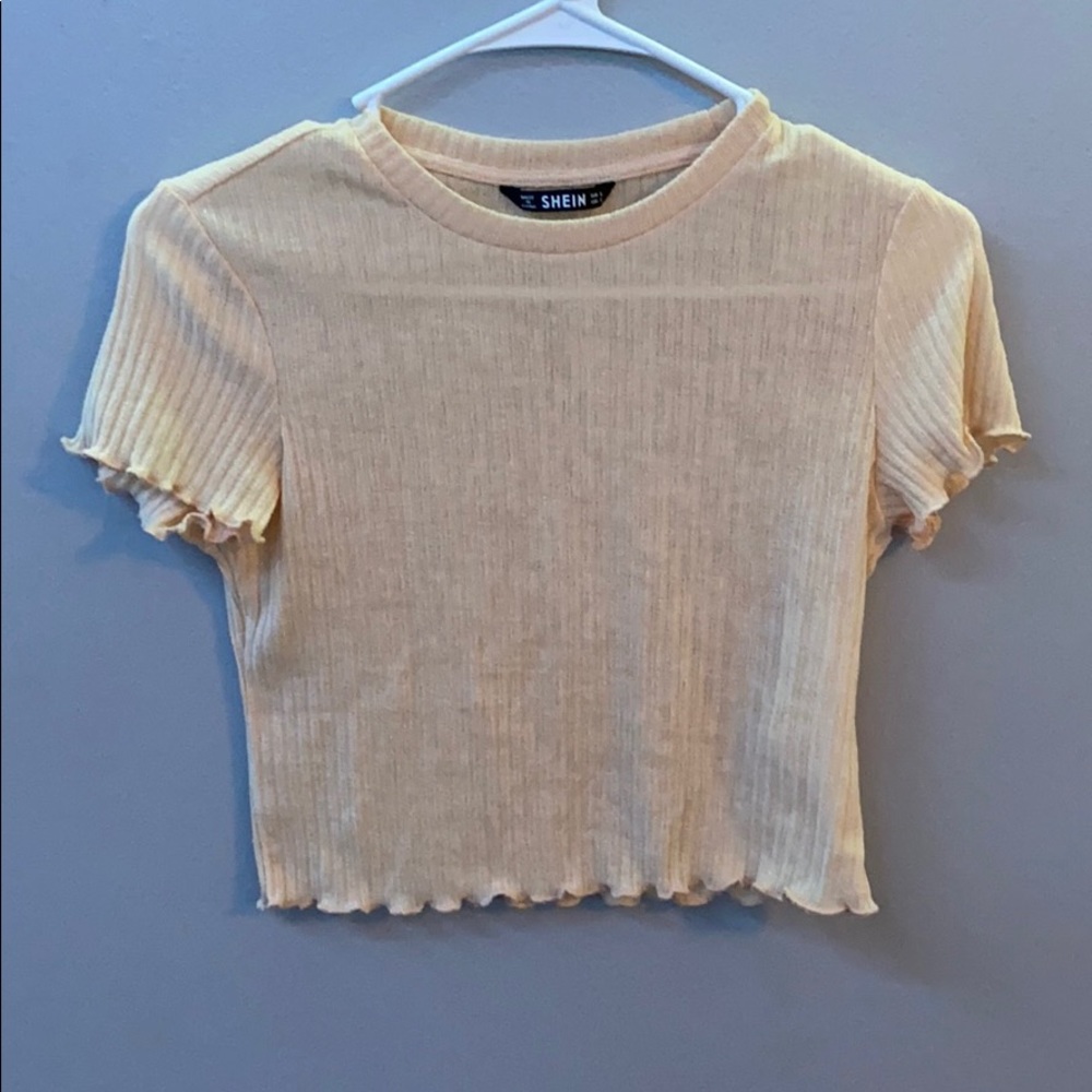 Yellow Crop Top